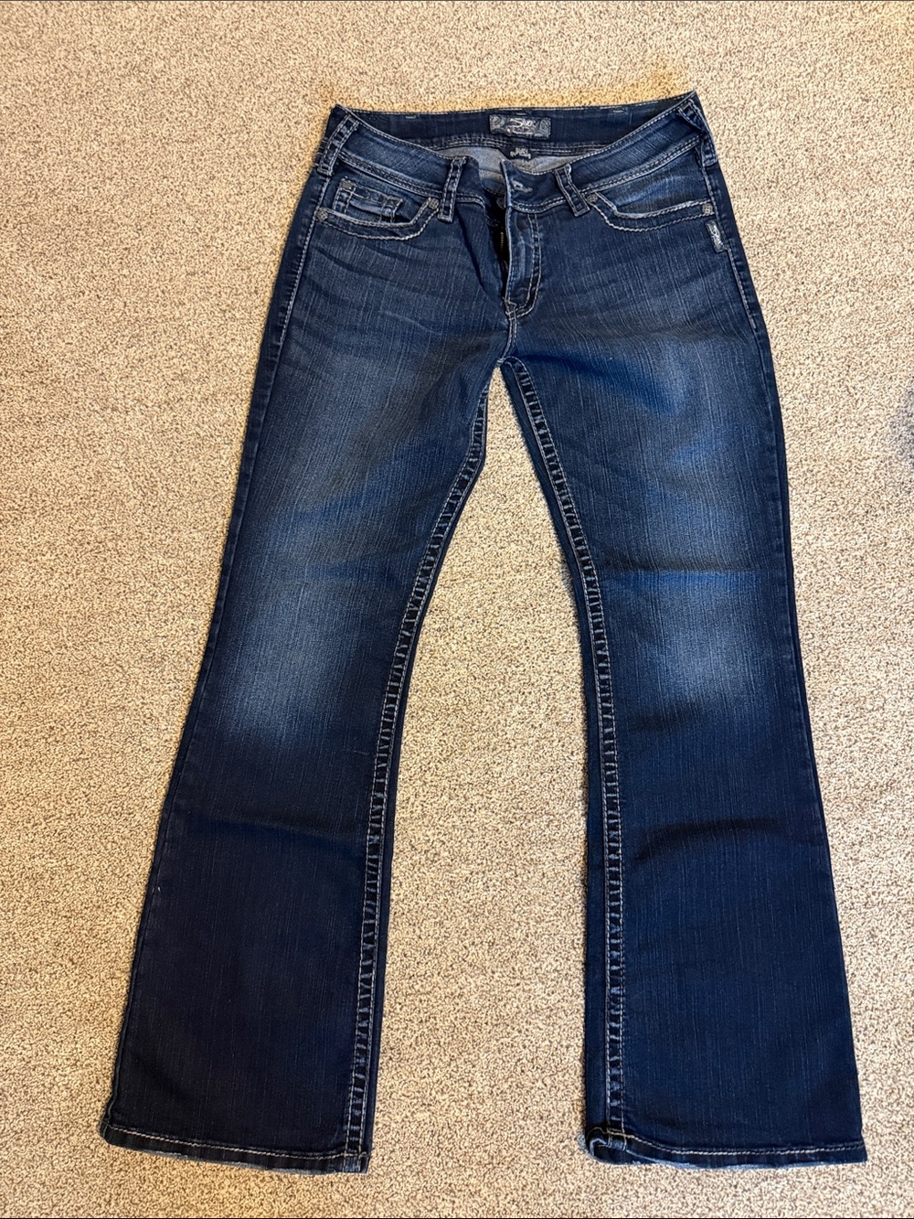 Silver Jeans Women's Dark Indigo Bootcut Jeans